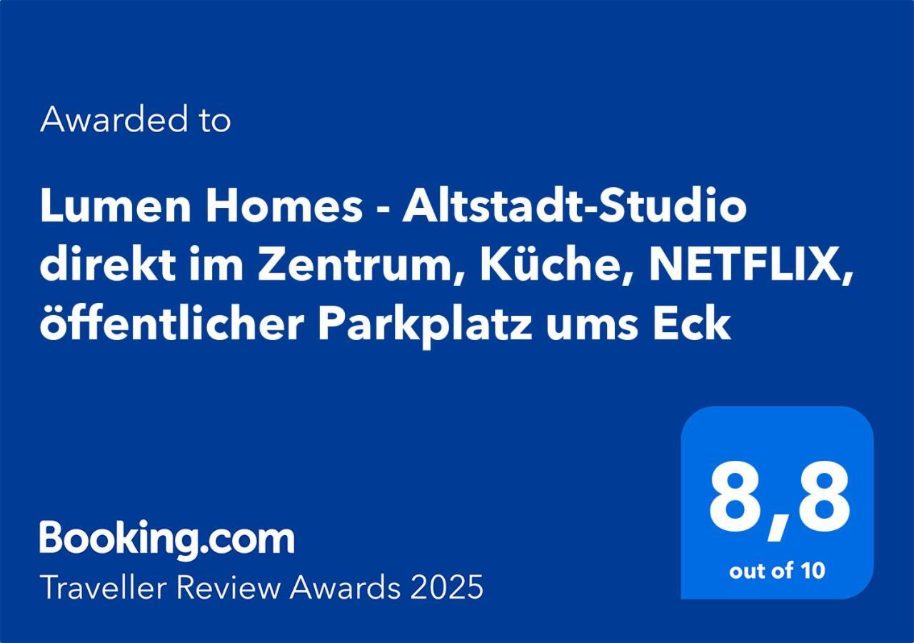 Lumen Homes - Altstadt-Studio Direkt Im Zentrum, Kueche, Netflix, Oeffentlicher Parkplatz Ums Eck Ingolstadt Exteriér fotografie